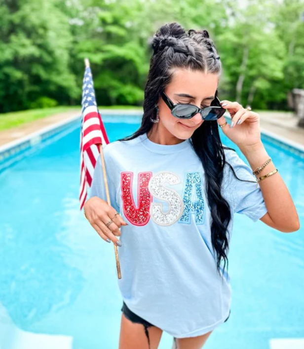 Glitter USA Short Sleeve T-Shirt