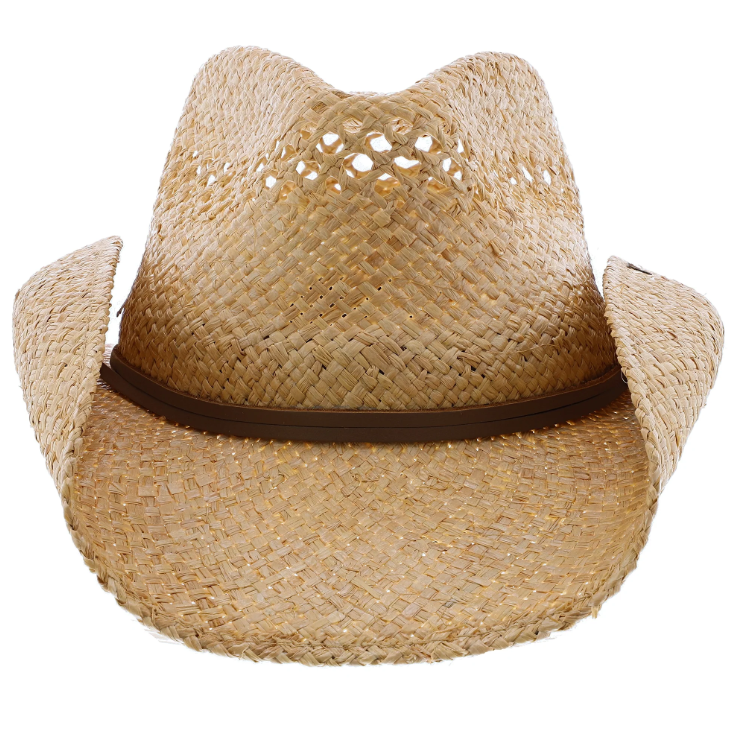 Bridger Vented Raffia Straw Cowboy Hat