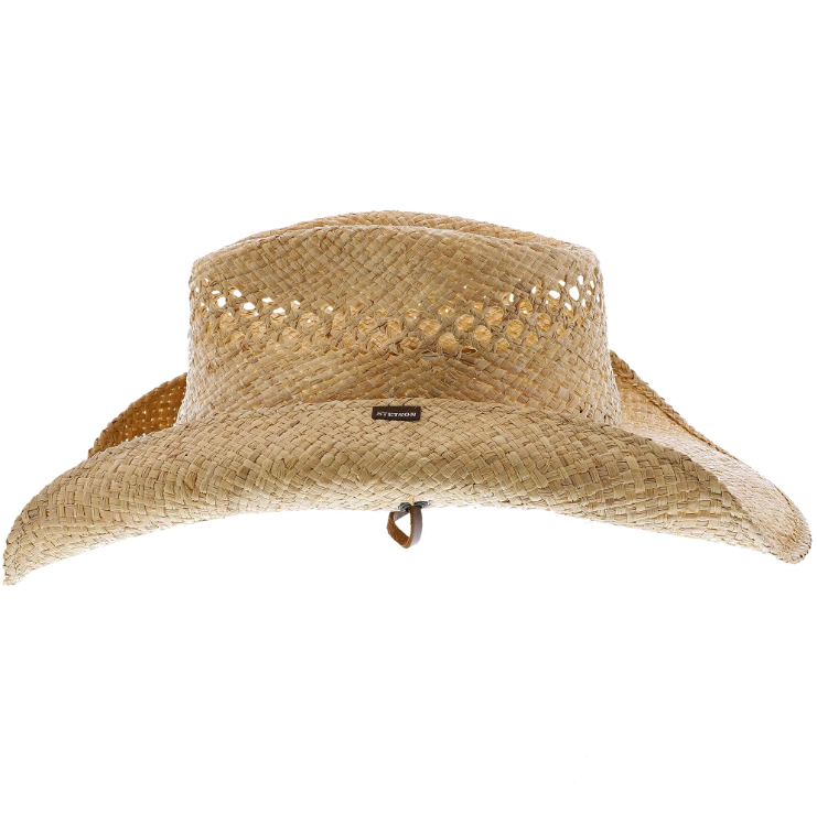 Bridger Vented Raffia Straw Cowboy Hat