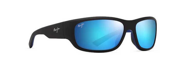Ma Ukele Matte Black & Blue with Blue Hawaii Lense