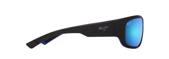 Ma Ukele Matte Black & Blue with Blue Hawaii Lense