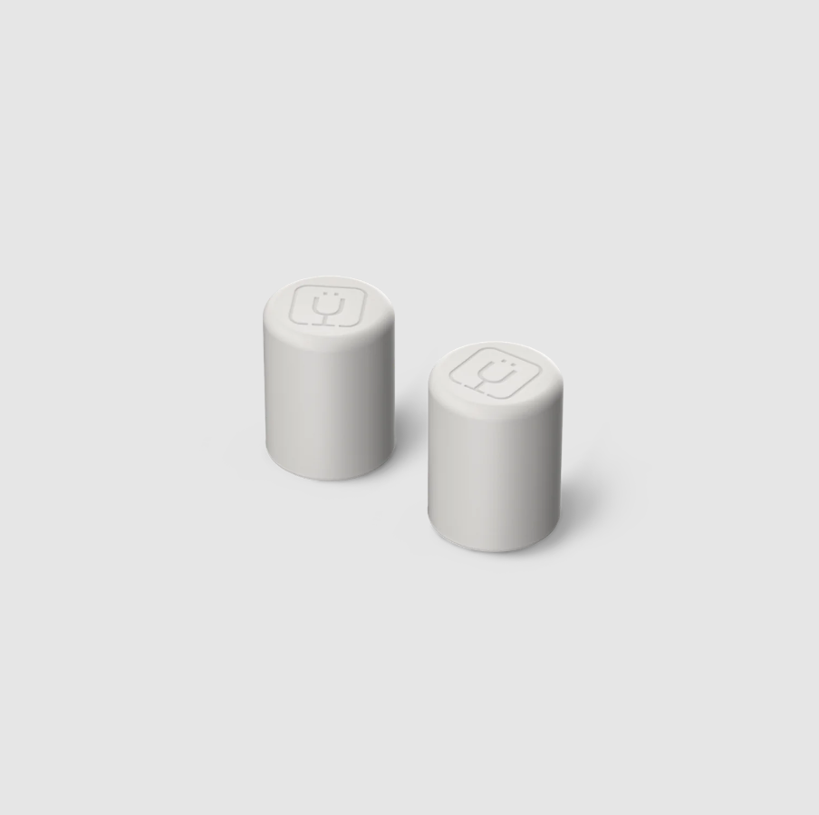 Magnetic Straw Cover Dune | 2-Pack