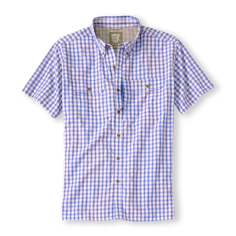 TSG Airetex™ Brooks Short Sleeve Shirt - Coastal Check