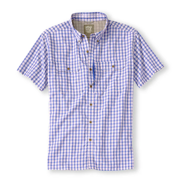 TSG Airetex™ Brooks Short Sleeve Shirt - Coastal Check