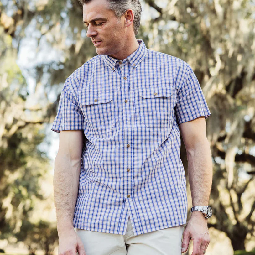 TSG Airetex™ Brooks Short Sleeve Shirt - Coastal Check