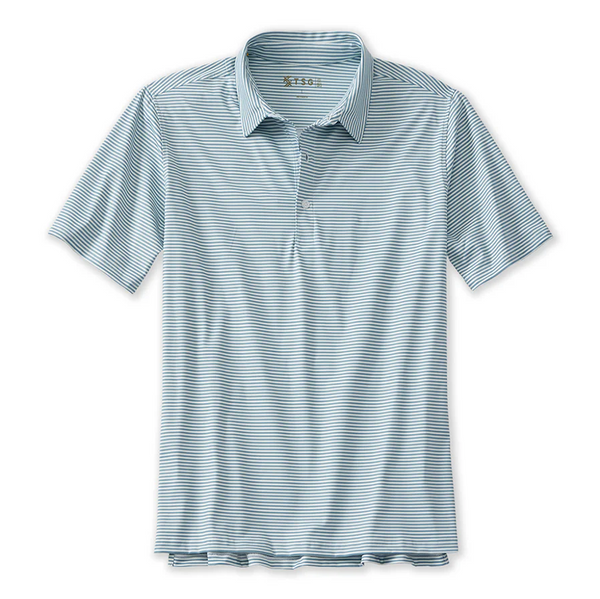TSG Topper Polo - Teal Cast Stripe