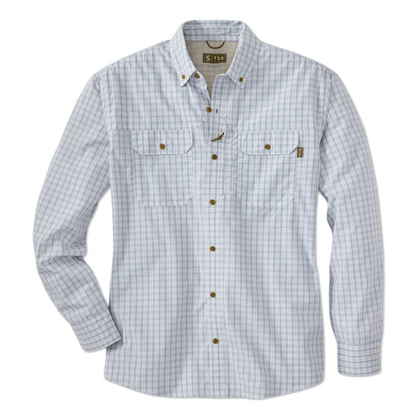 TSG Airetex™ Brooks Long Sleeve Shirt - Field Plaid Grey