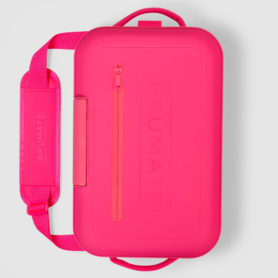 MagPack 12-Can Shoulder Sling Soft Cooler - Neon Pink