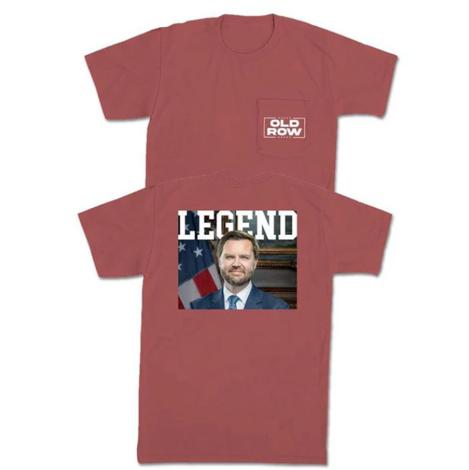 The Vance Pocket Tee - Red