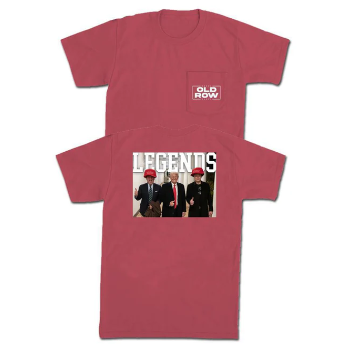 Team Trump Legends Pocket Tee - Red