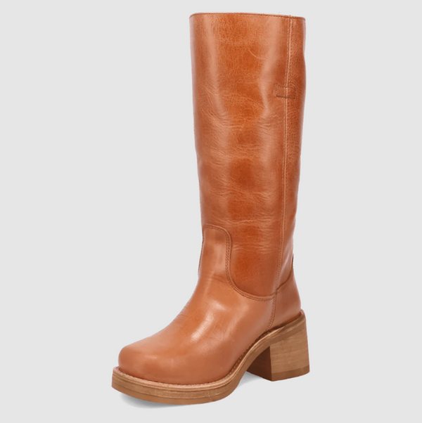 Vagabond Leather Boot - Tan