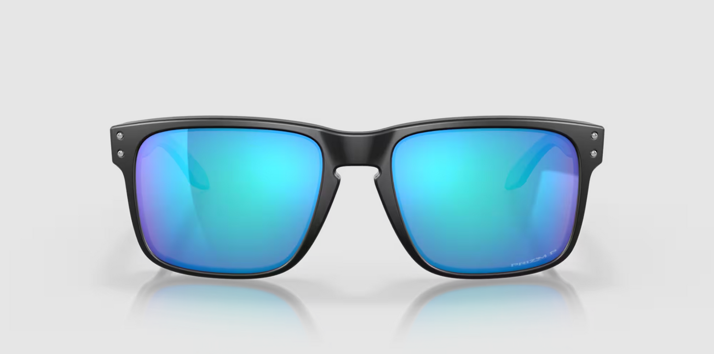 Holbrook™ Prizm Sapphire Polarized Lenses Matte Black Frame
