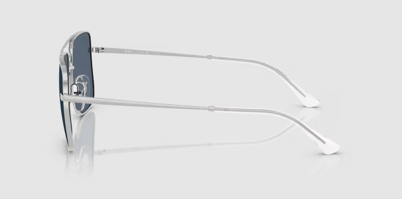 Ari Polarized Blue Lenses on Silver Frame