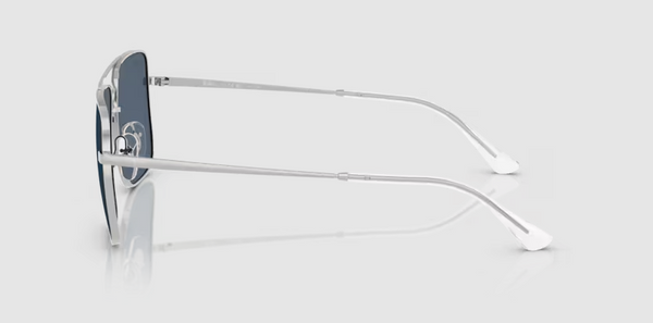 Ari Polarized Blue Lenses on Silver Frame