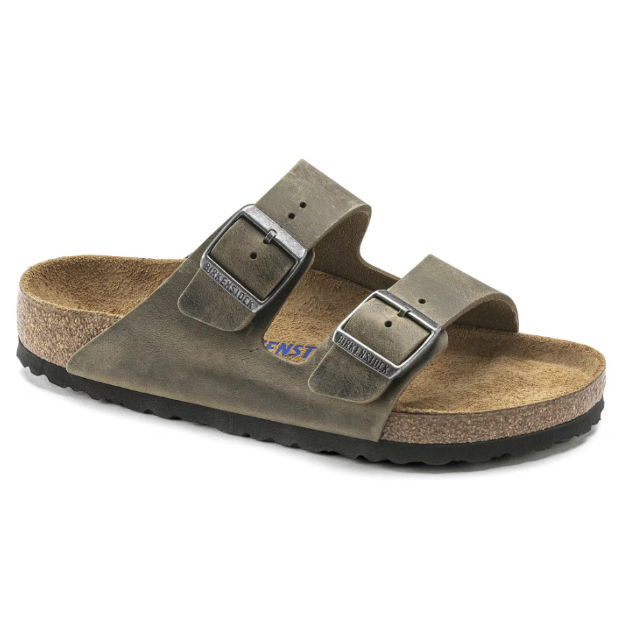 Arizona Soft Footbed Oiled Leather - Faded Khaki