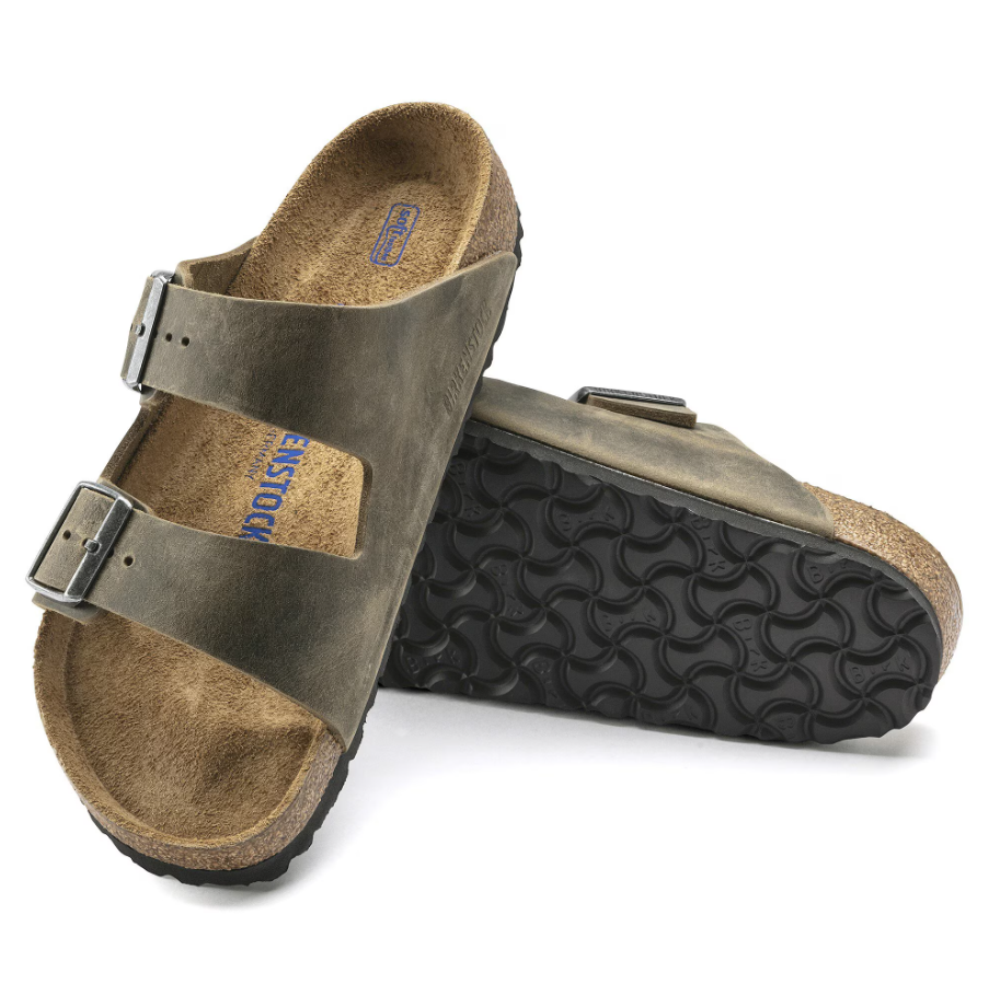 Arizona Soft Footbed Oiled Leather - Faded Khaki