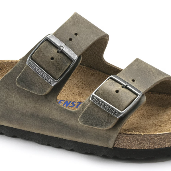 Arizona Soft Footbed Oiled Leather - Faded Khaki