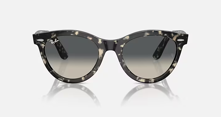 Wayfarer Way Polished Grey Havana Grey Gradient Lenses