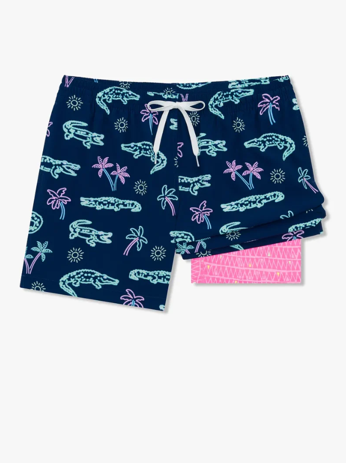 The Neon Glades 5.5" Lined Swim Trunk
