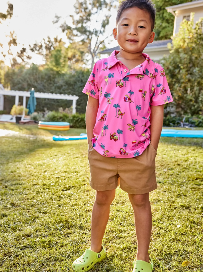 The Lil Roar-ee's Toddler Performance Polo