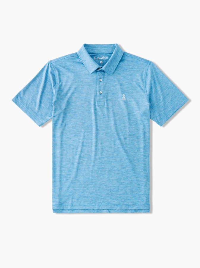 The Teal Blue Sea Performance Polo