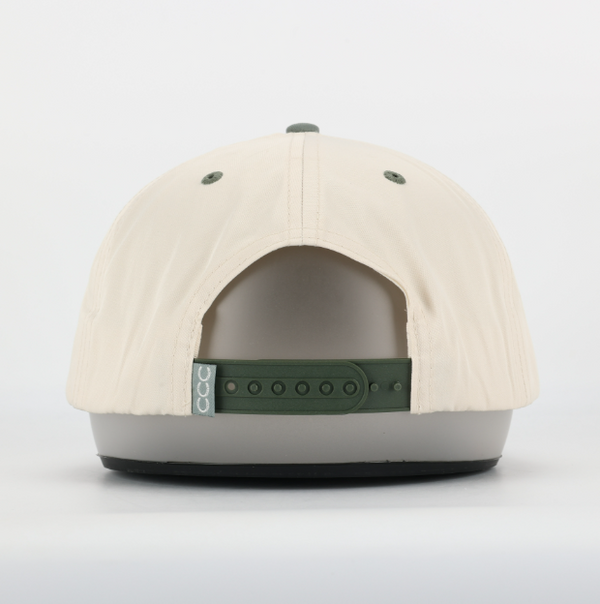 Two Tone Cotton Hat Green