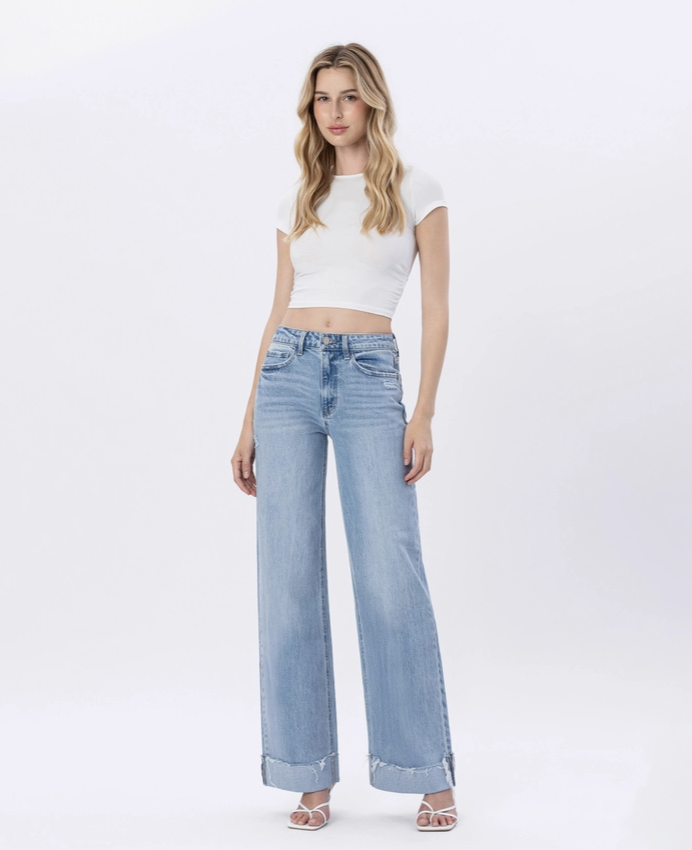 Super High Rise Baggy Jean - Jubilant