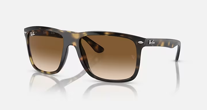 Boyfriend Two Polished Havana Gradient Brown Lenses
