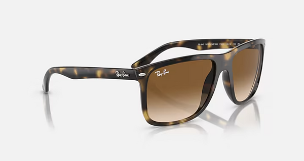 Boyfriend Two Polished Havana Gradient Brown Lenses