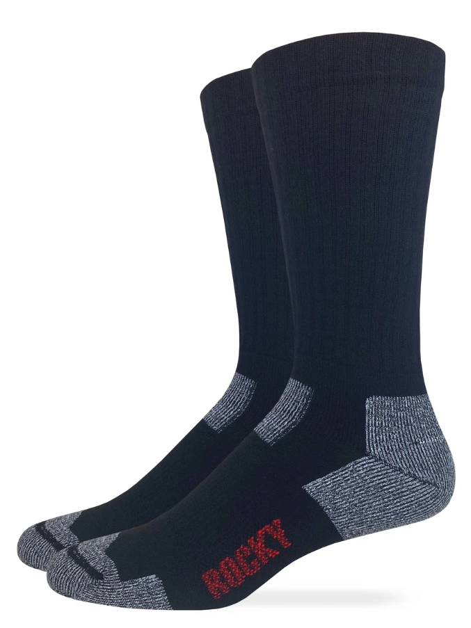 Ultra-Dri® Full Cushion Mid Calf Boot Socks 2 Pack - Black