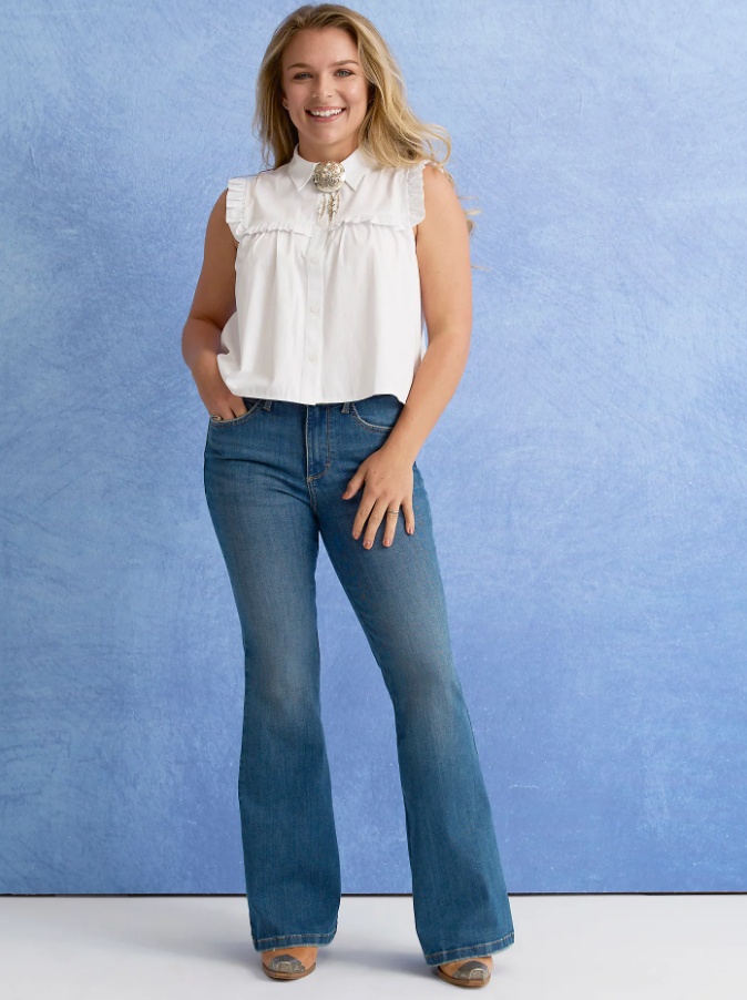 Women's Wrangler Bespoke High Rise Flare Jean - Lily