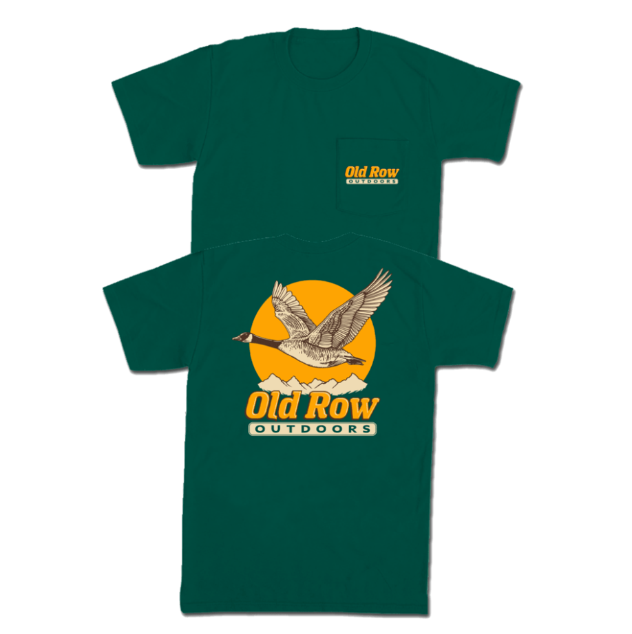 Outdoors Goose Pocket Tee - Blue Spruce