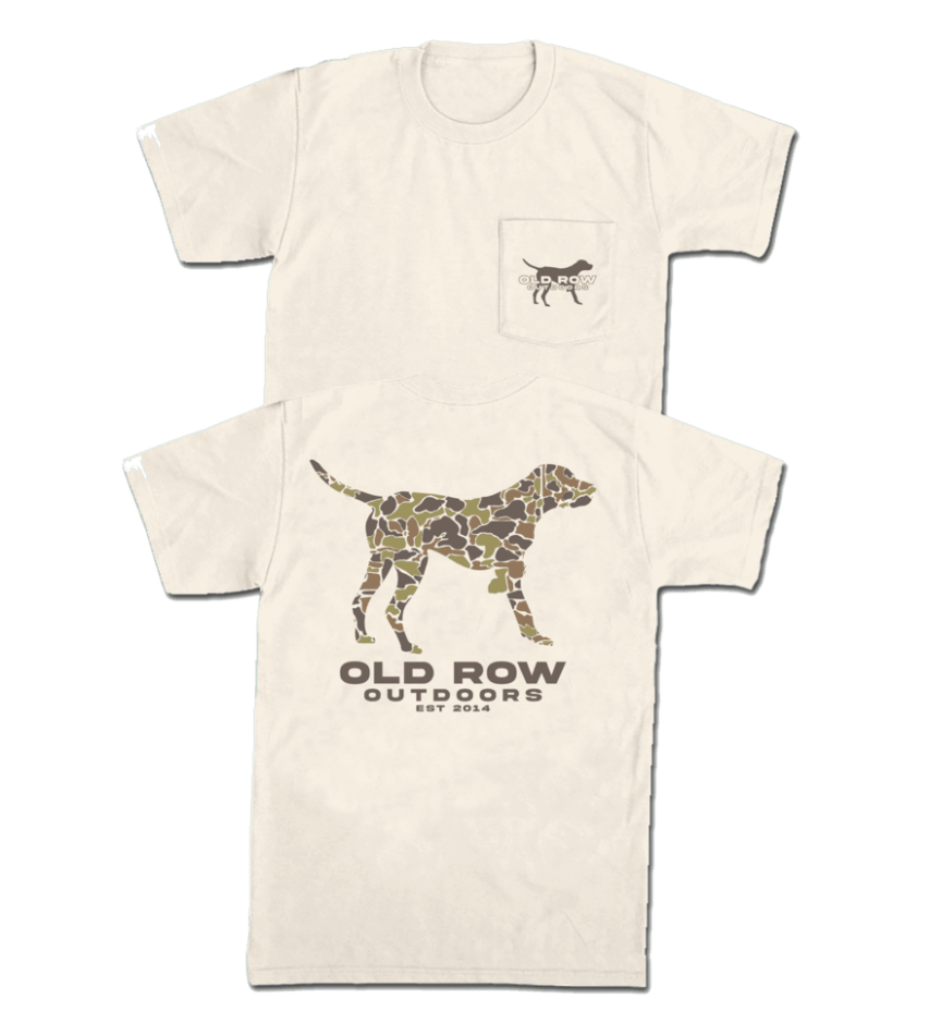Outdoors Pointer Pocket Tee - Ivory