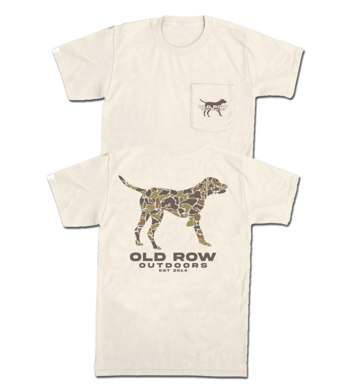 Outdoors Pointer Pocket Tee - Ivory