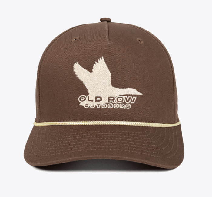 Outdoors Flying Duck Rope Hat - Brown