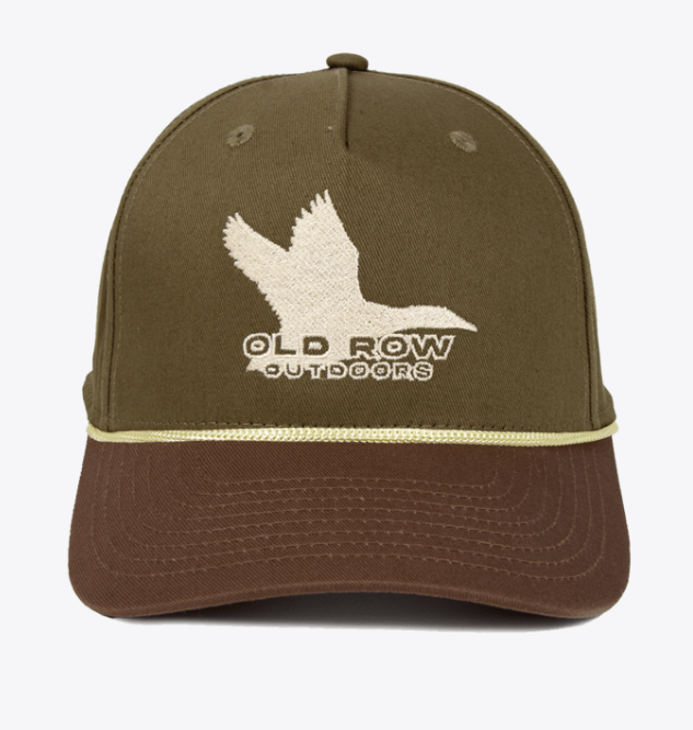 Outdoors Flying Duck Rope Hat - Green