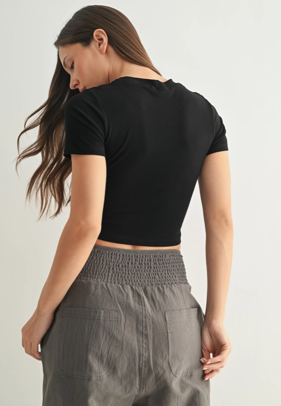 Essential Lounge Tee - Black