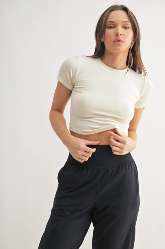 Essential Lounge Tee - Natural