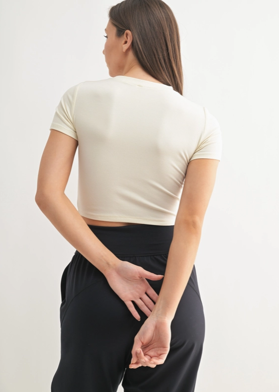 Essential Lounge Tee - Natural