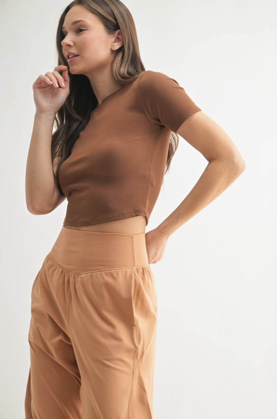 Essential Lounge Tee - Mocha
