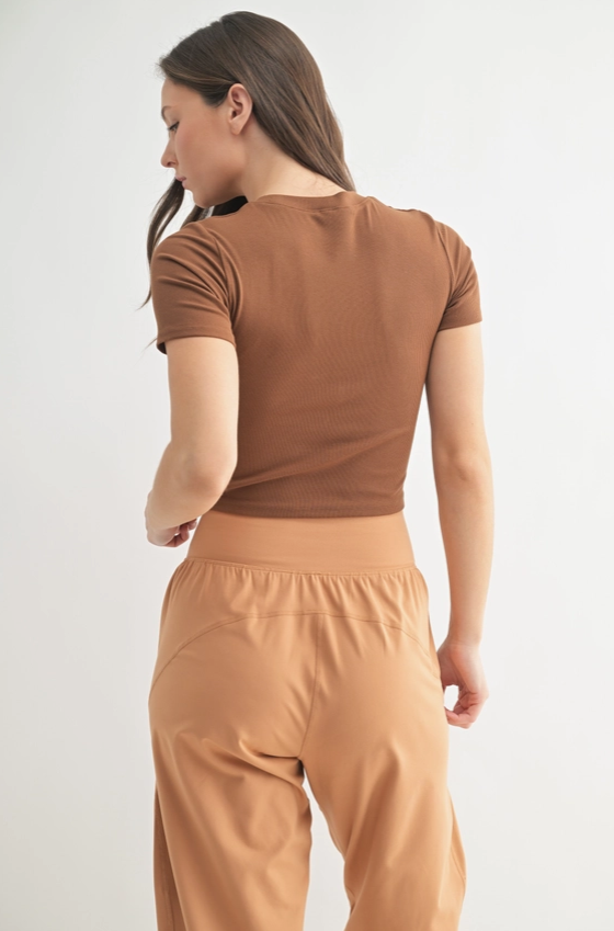 Essential Lounge Tee - Mocha