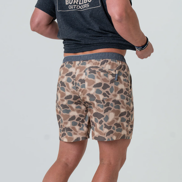 5.5" Athletic Short - Pintail Camo