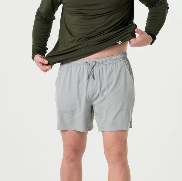 5.5" Athletic Short - Light Grey