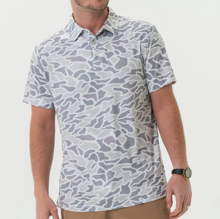 Performance Polo - White Camo