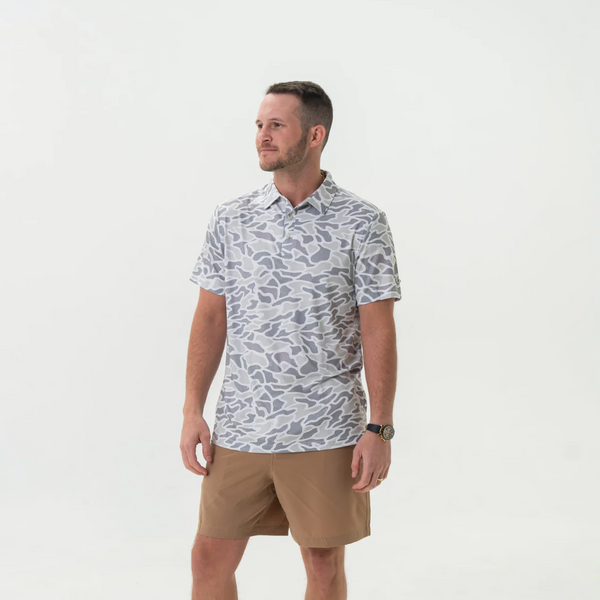 Performance Polo - White Camo