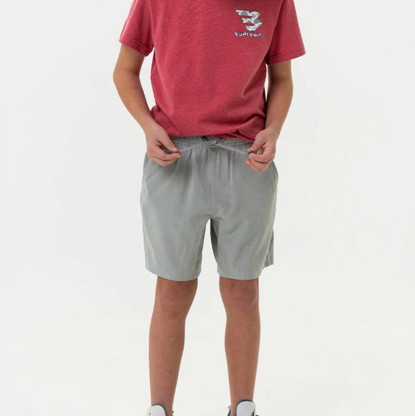 Youth Athletic Short - Light Grey - Grey Aztec