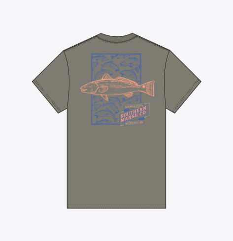 Spotted Tee - Stonewall Olive