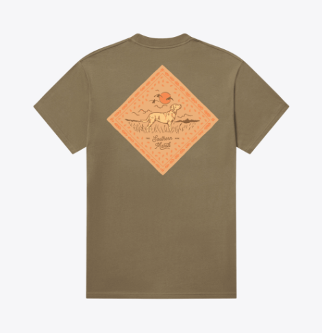 Bandana Best Friend Tee - Moss Green