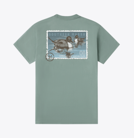 Duckstamp Tee - Burnt Sage
