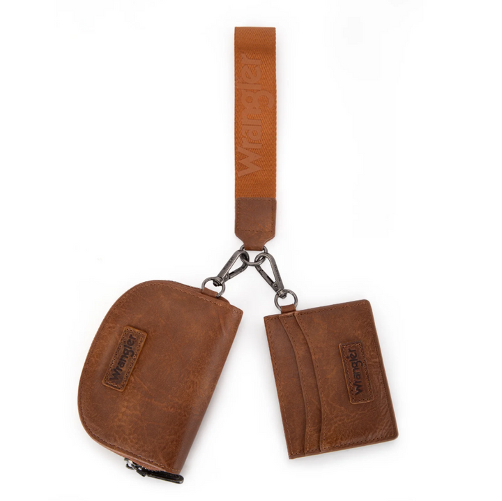 Wrangler Wristlet Card Holder Wallet - Brown